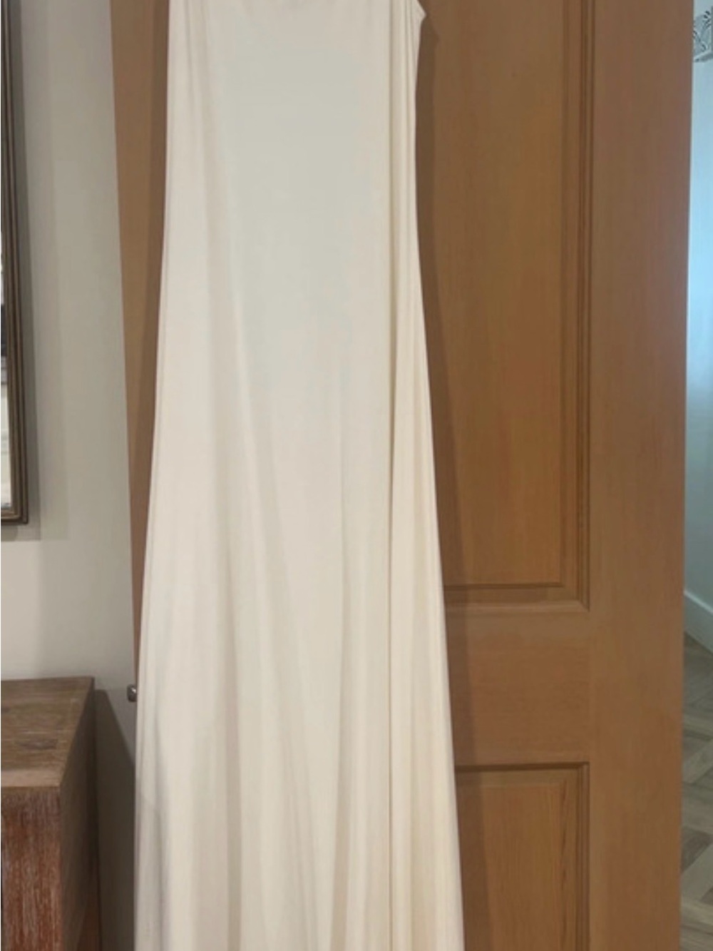 Babaton Cream Maxi Skirt - Sleek Flowy Silhouette